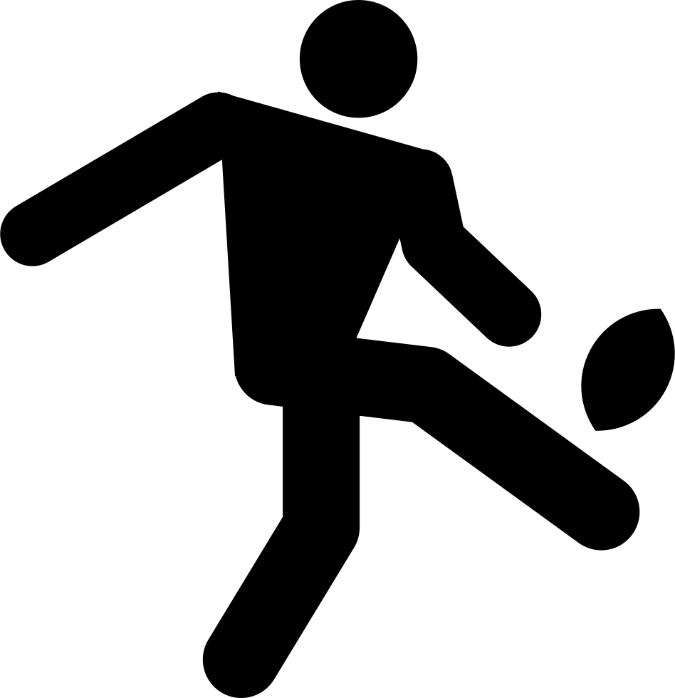 Kicking A Ball Png - Rugby Kick Icon, Transparent Png PNG with transparent background