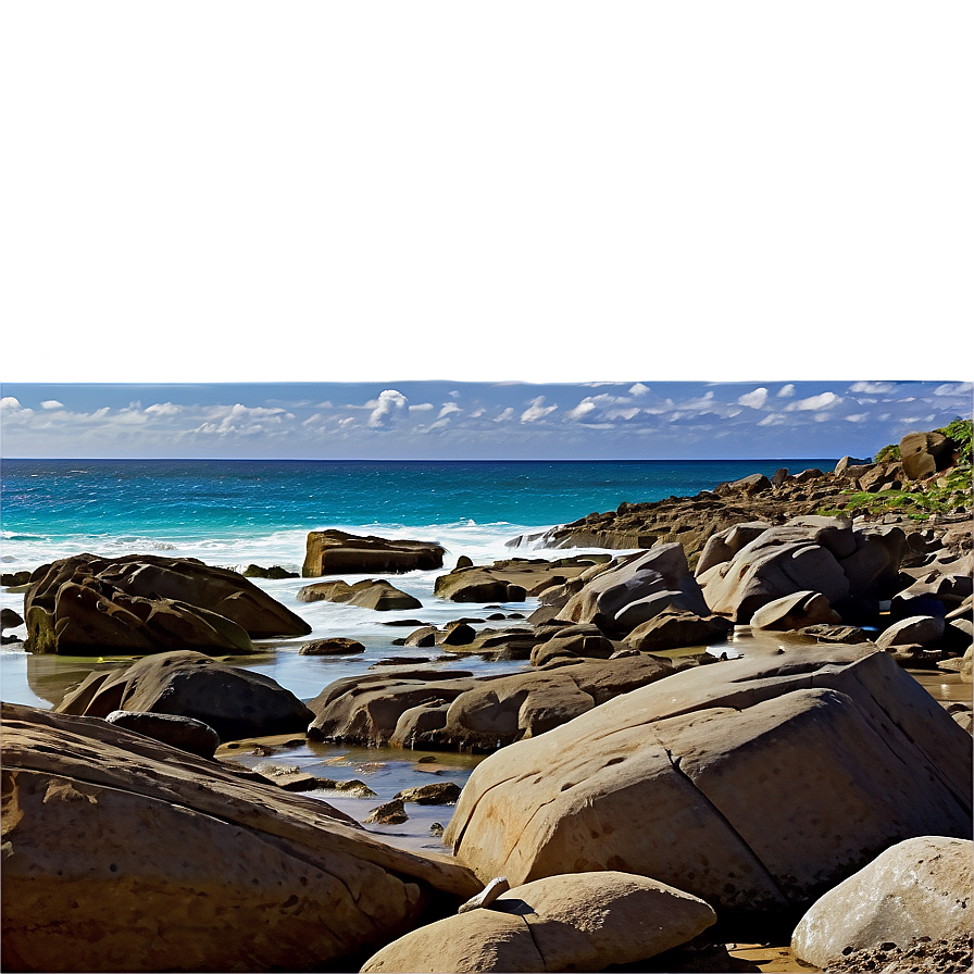 Rugged Coastal Rocks Landscape Png 16