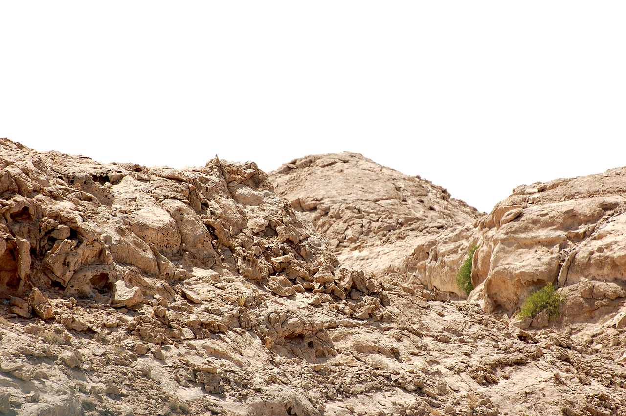 Rugged Desert Rocks PNG with transparent background