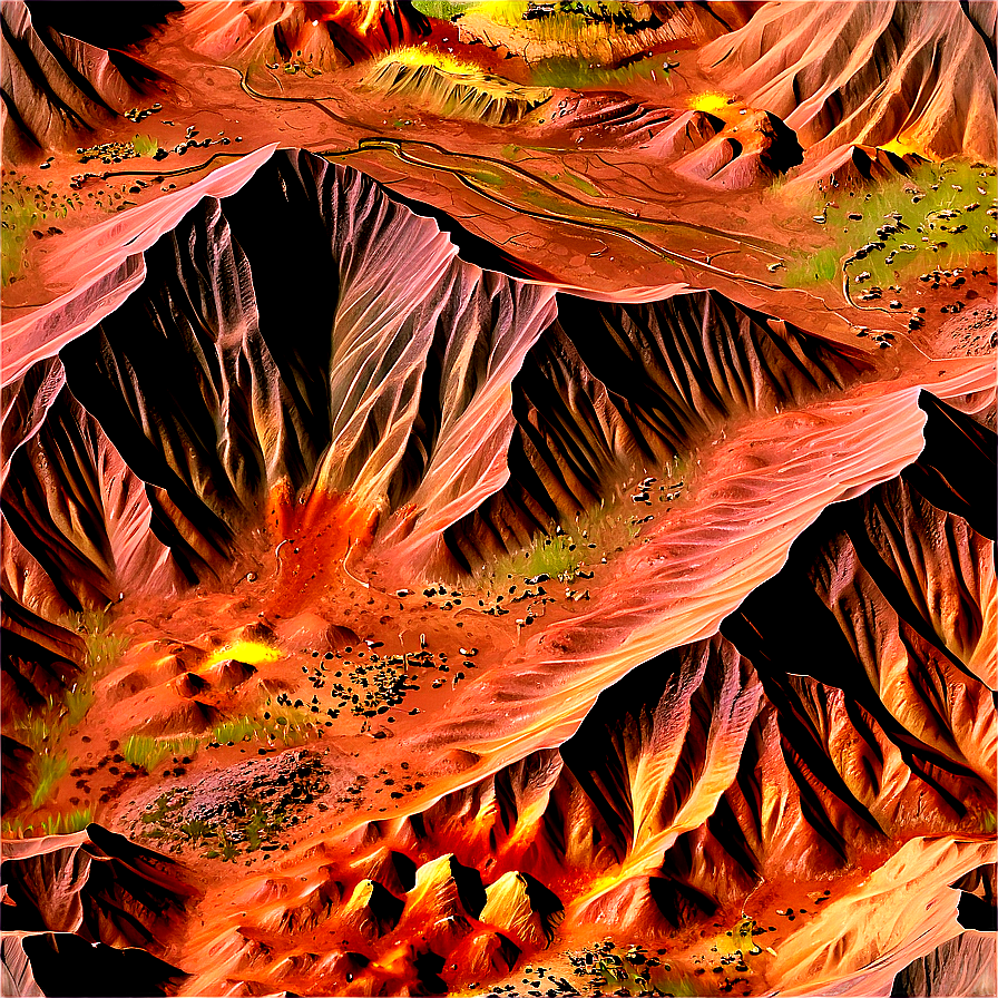 Rugged Mesa Terrain Png Muk64