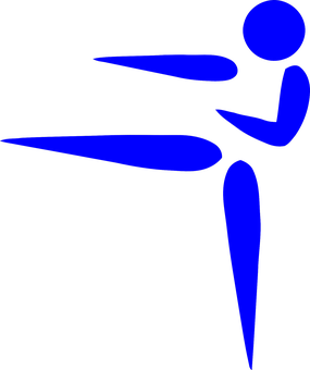 Runner Silhouette Graphic PNG with transparent background