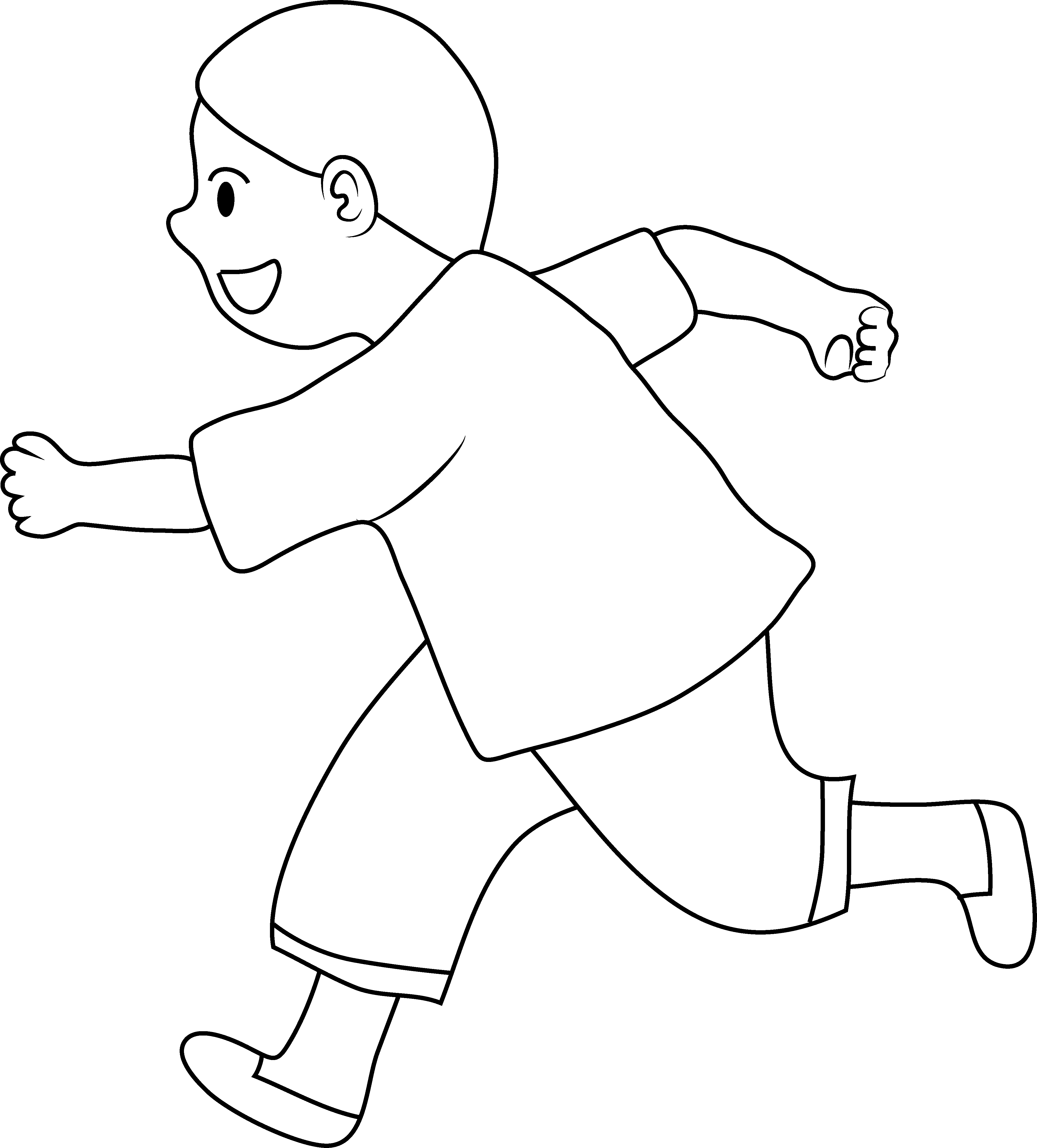 Reading Png Black And White - Run Clipart Black And White Png, Transparent Png PNG with transparent background