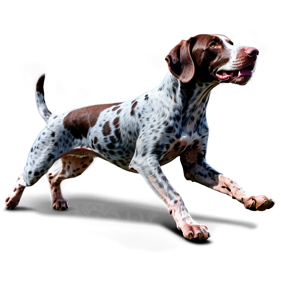 Running German Shorthaired Pointer Png Ruk59