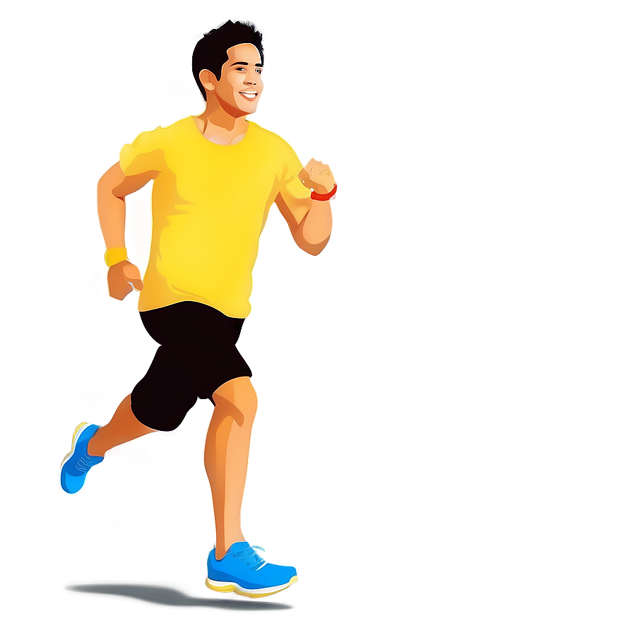 Running Man Vector Png 06132024