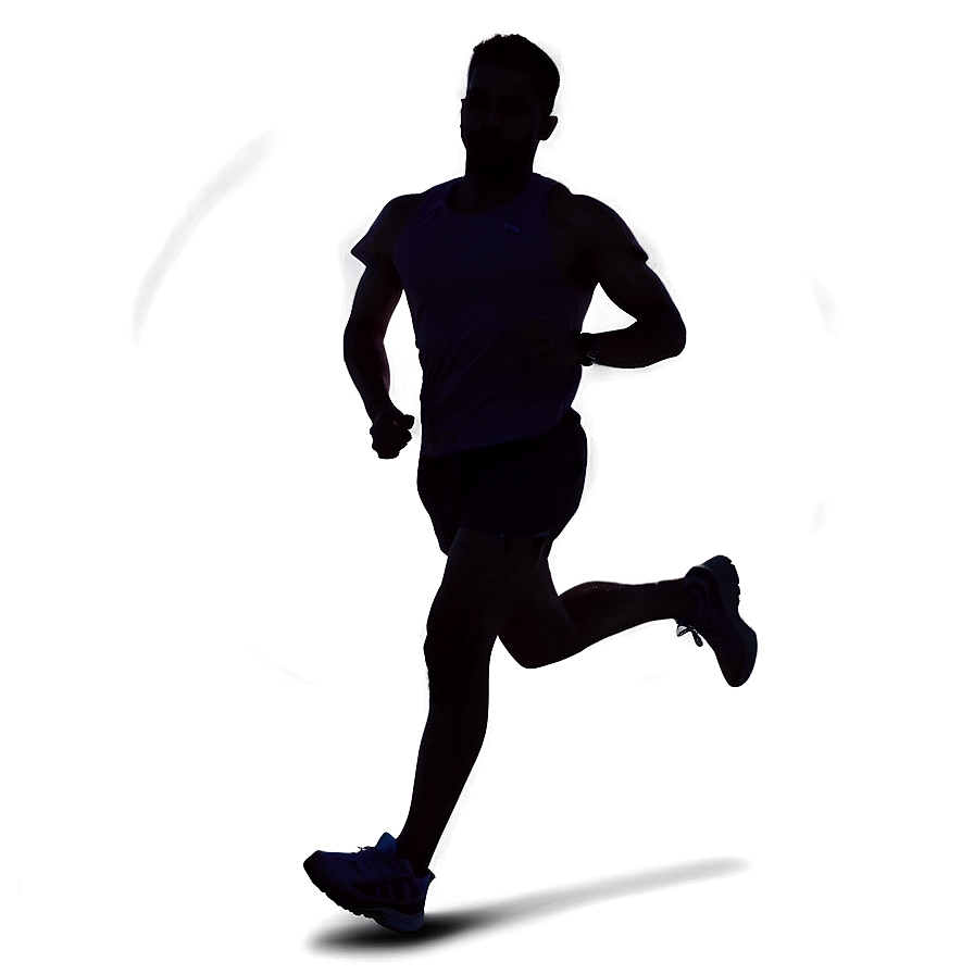 Running Silhouette PNG 05212024 PNG with transparent background