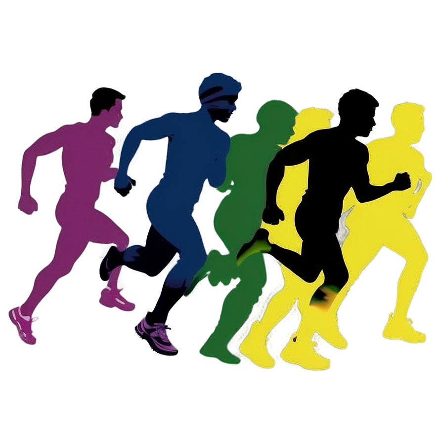 Running Silhouette PNG vat27 PNG with transparent background