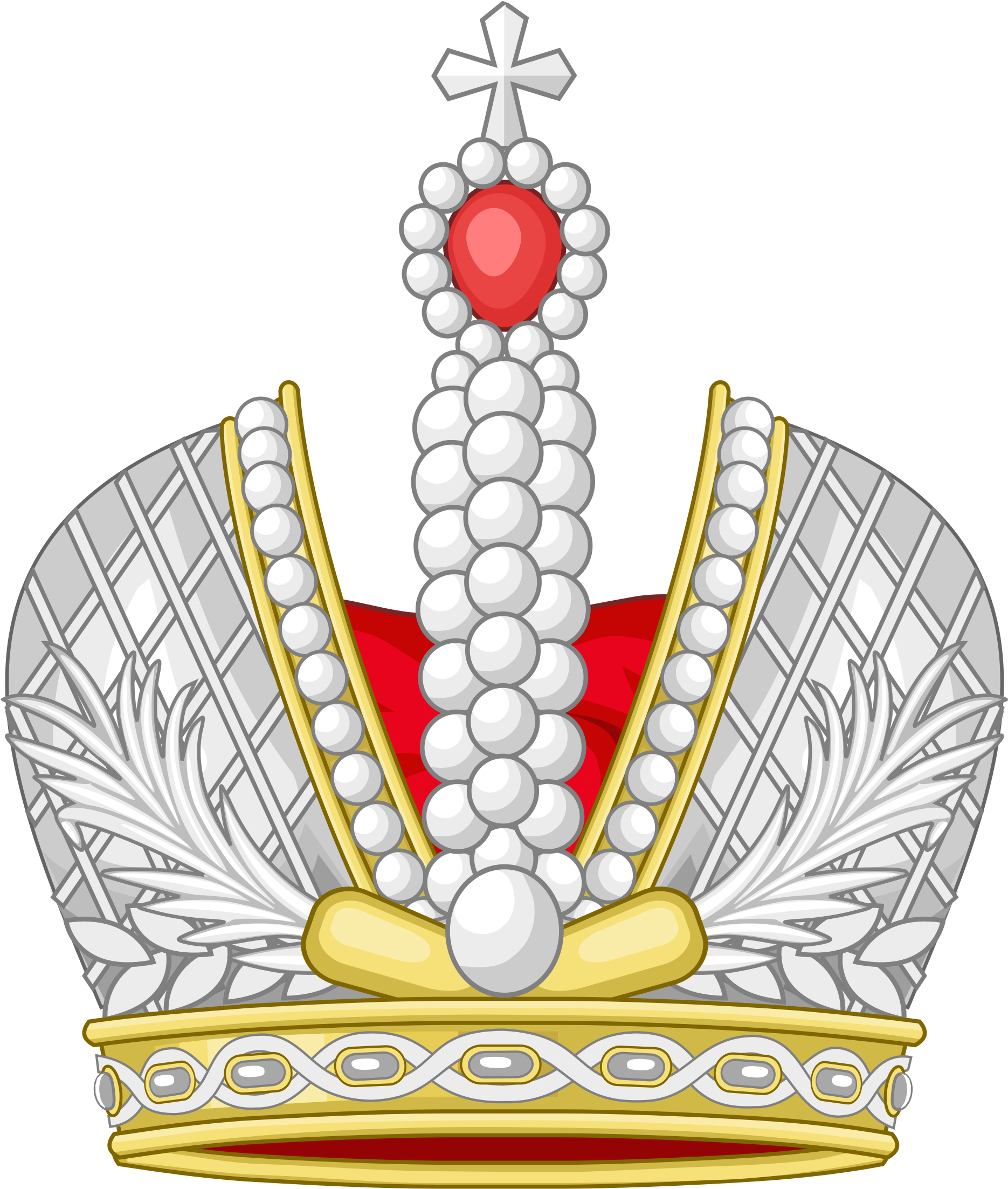 Russian Imperial Crown Graphic