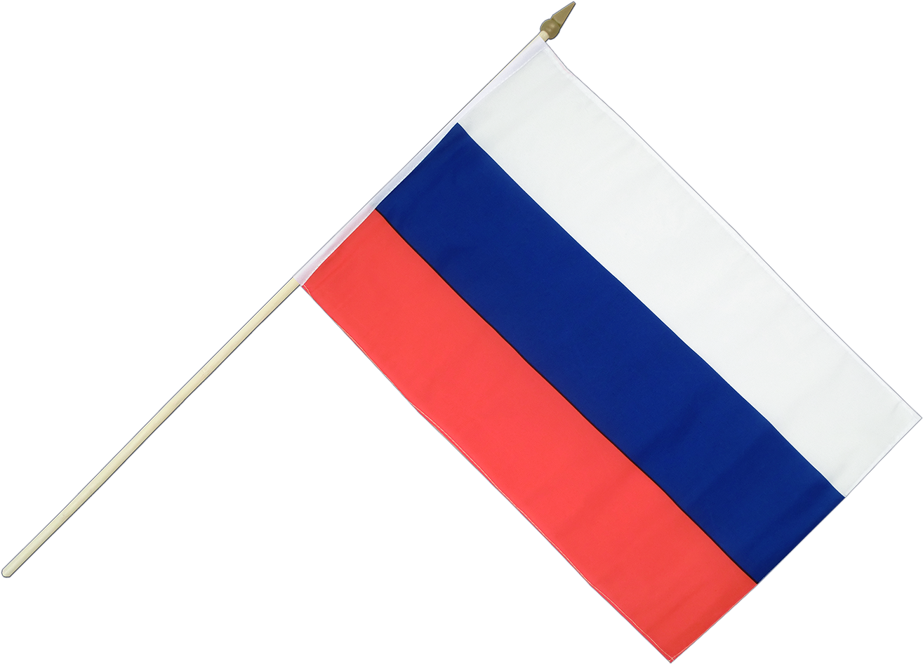 Russia Hand Waving Flag Png Russia Flag - Russia Flag On A Stick PNG with transparent background