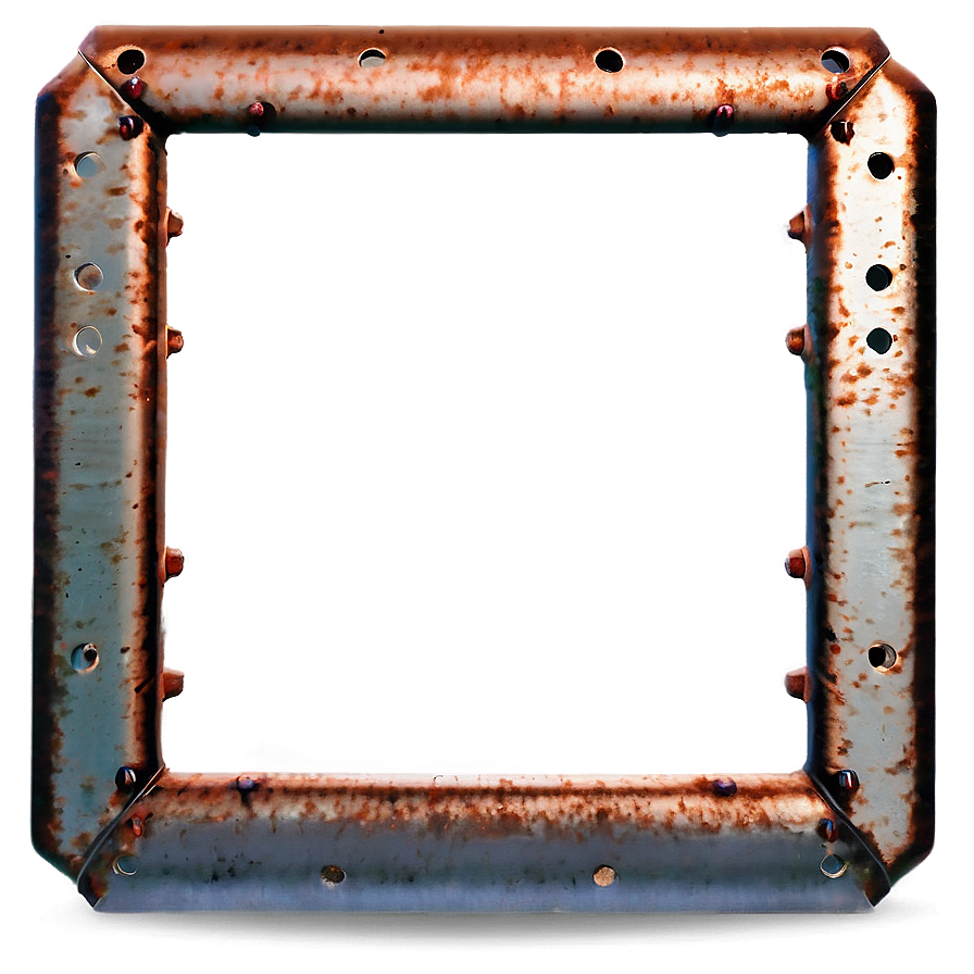 Rusted Metal Frame Png Ckp