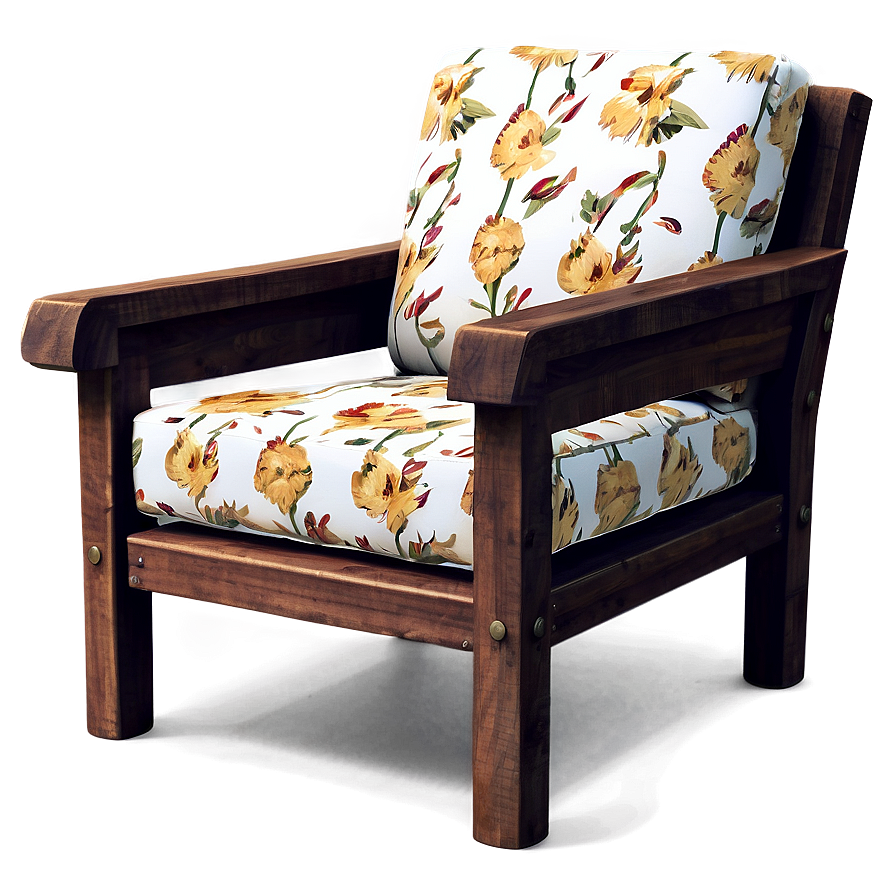 Rustic Armchair Illustration Png 70