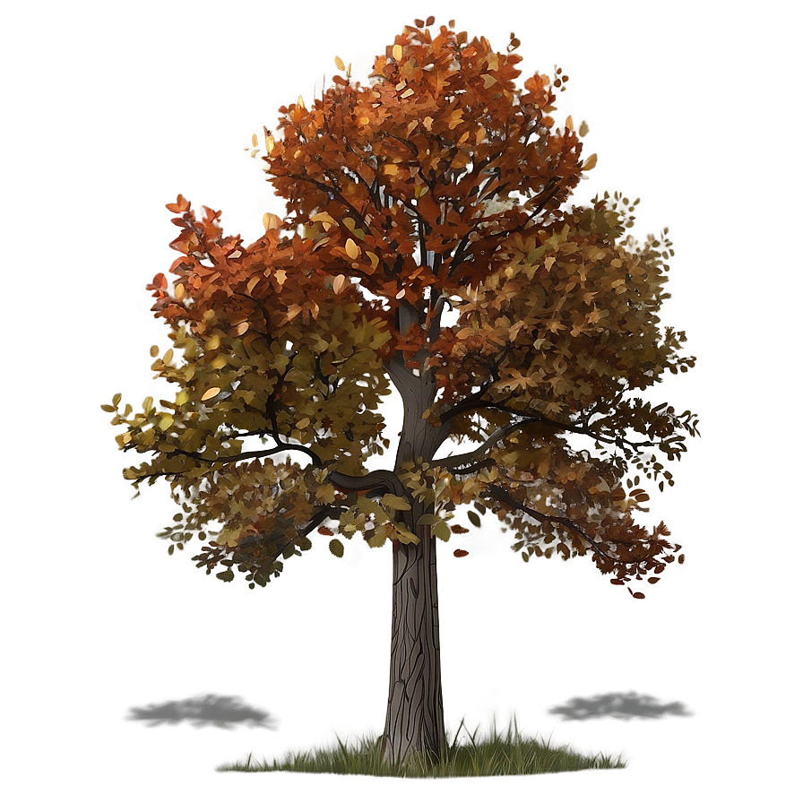 Rustic Autumn Trees Scene Png Fjy1