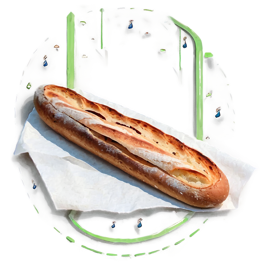 Rustic Baguette Bakery Png 1