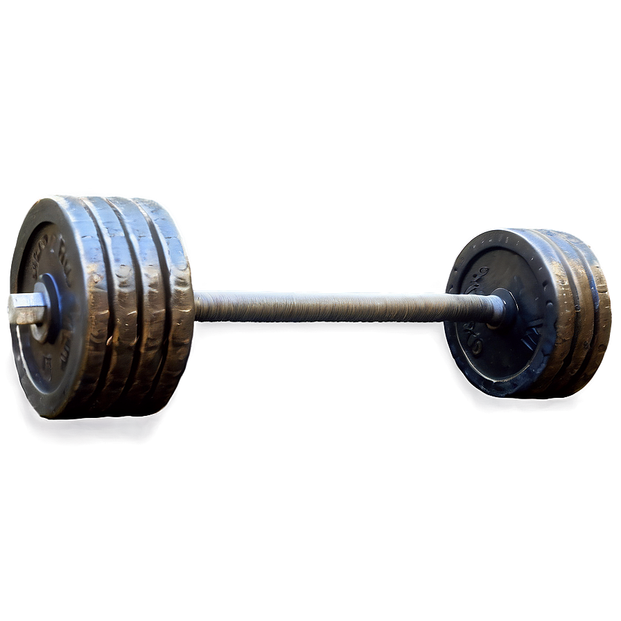 Rustic Barbell Png 05212024