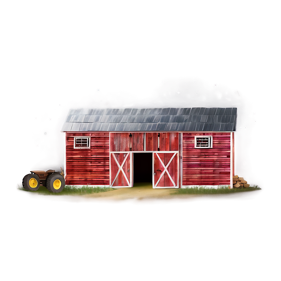 Rustic Barn Building Png 05242024