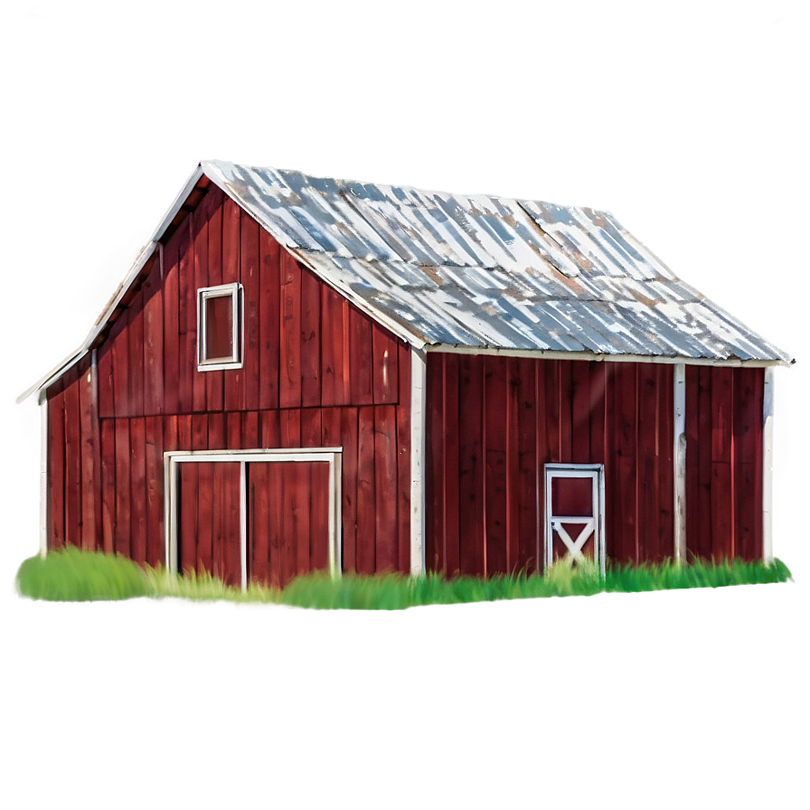 Rustic Barn Building PNG mbw78 PNG with transparent background