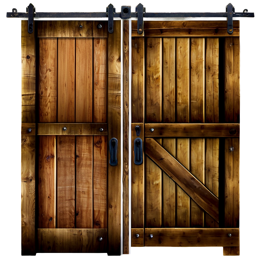 Rustic Barn Door Png 06292024