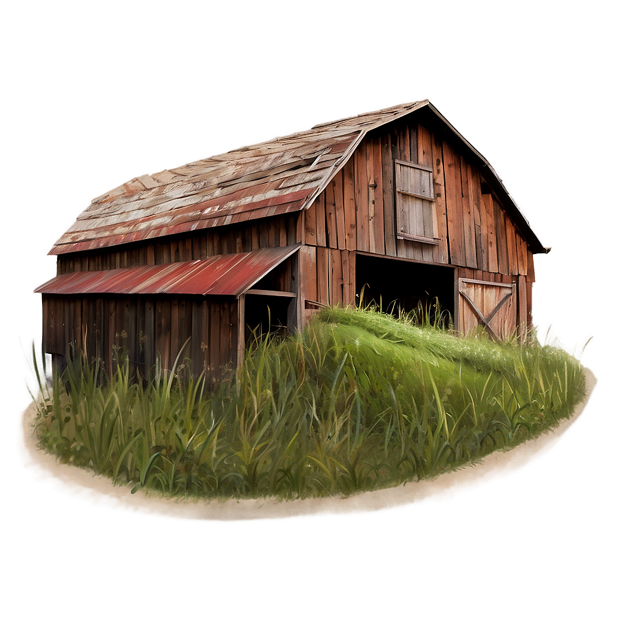 Rustic Barn Grass Png 04292024