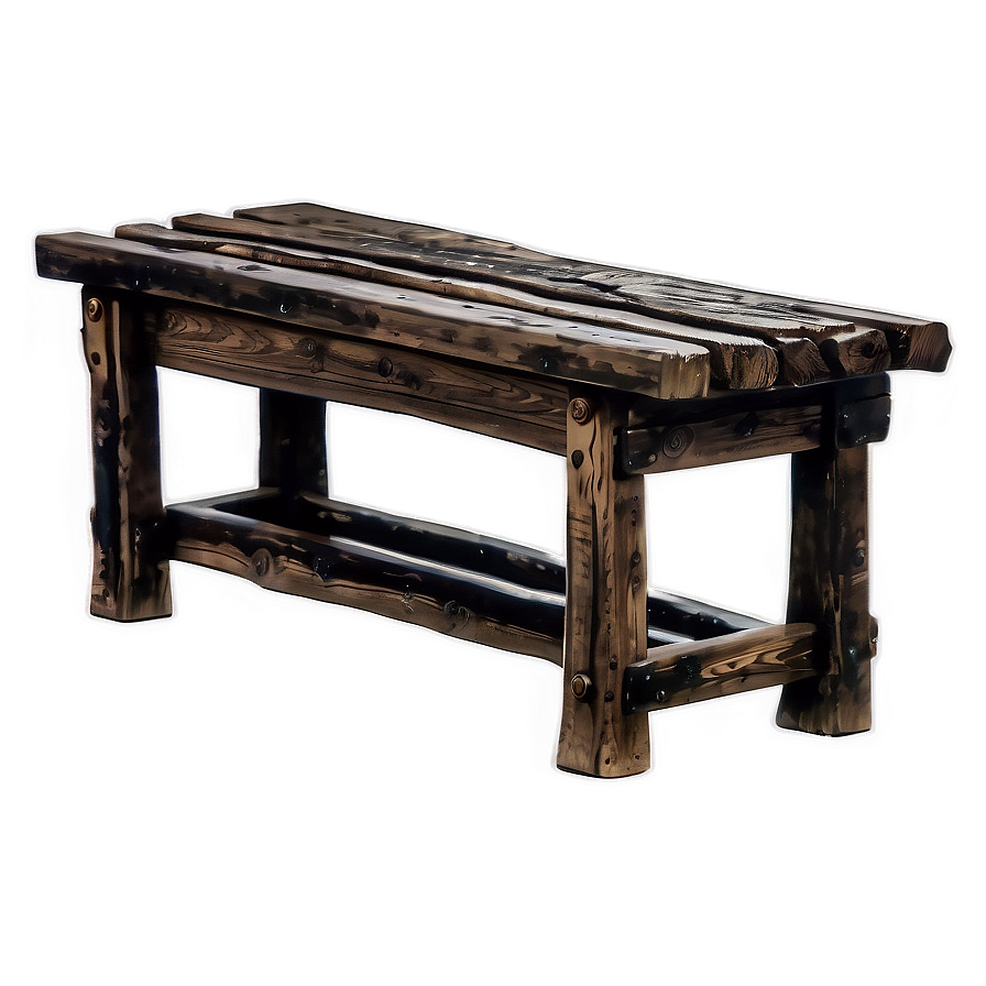 Rustic Bench PNG gxb48 PNG with transparent background