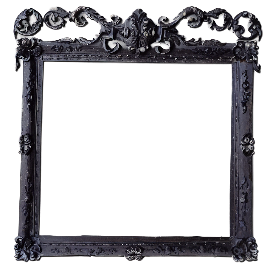 Rustic Black Frame Png Ceh