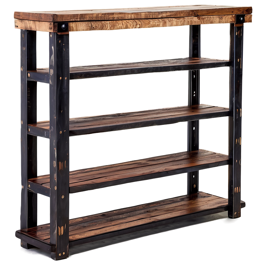 Rustic Bookshelf Png Igc13