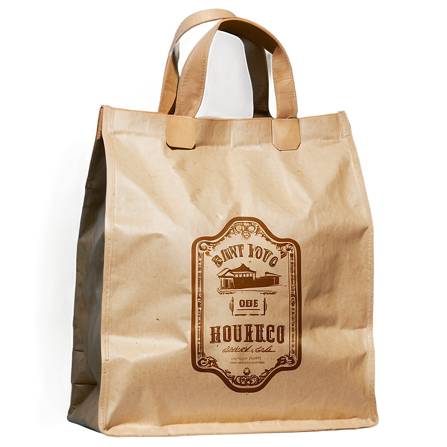 Rustic Brown Bag Png 06282024