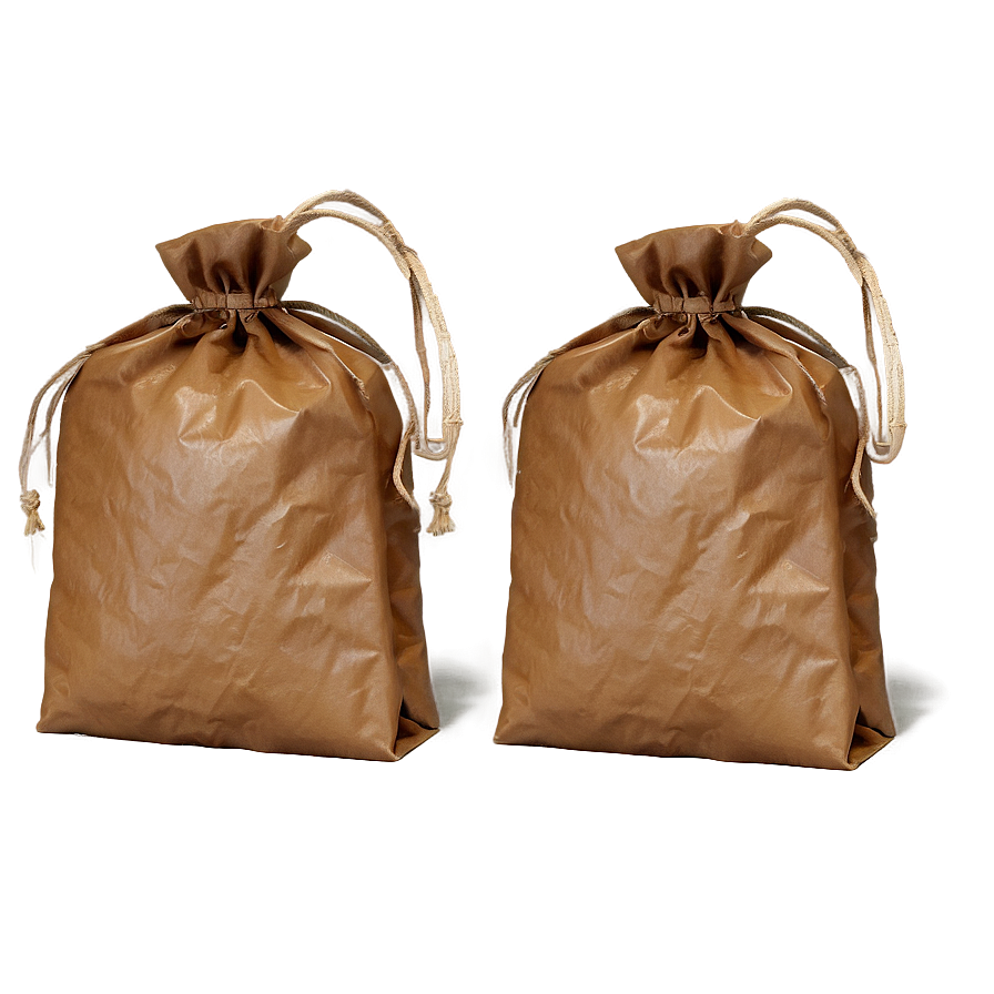 Rustic Brown Bag Png 26