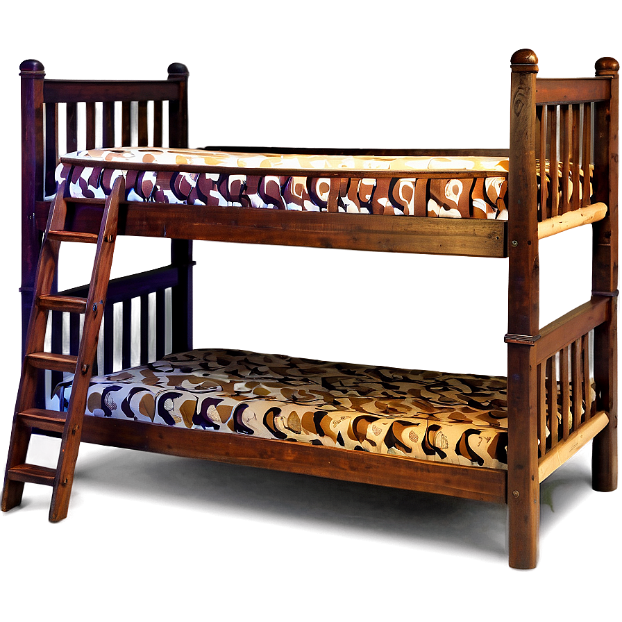 Rustic Bunk Bed Png 06132024