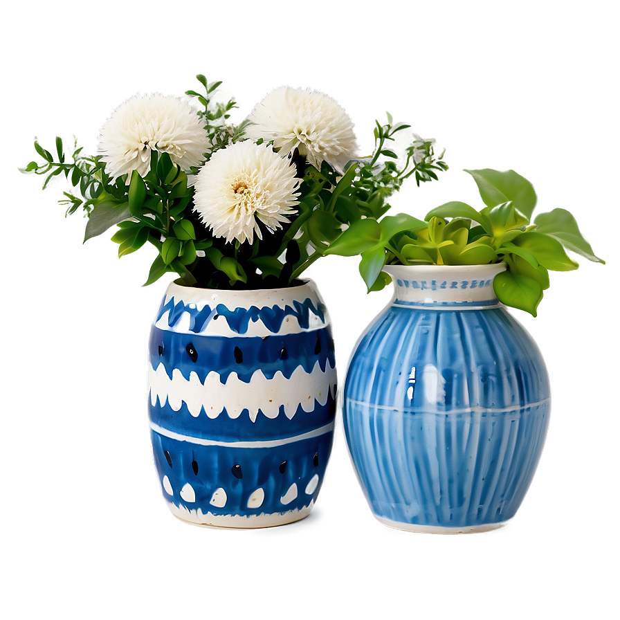 Rustic Ceramic Vases Png Pmp99