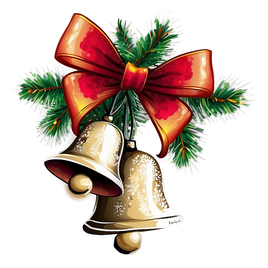 Rustic Christmas Bells Png 06122024