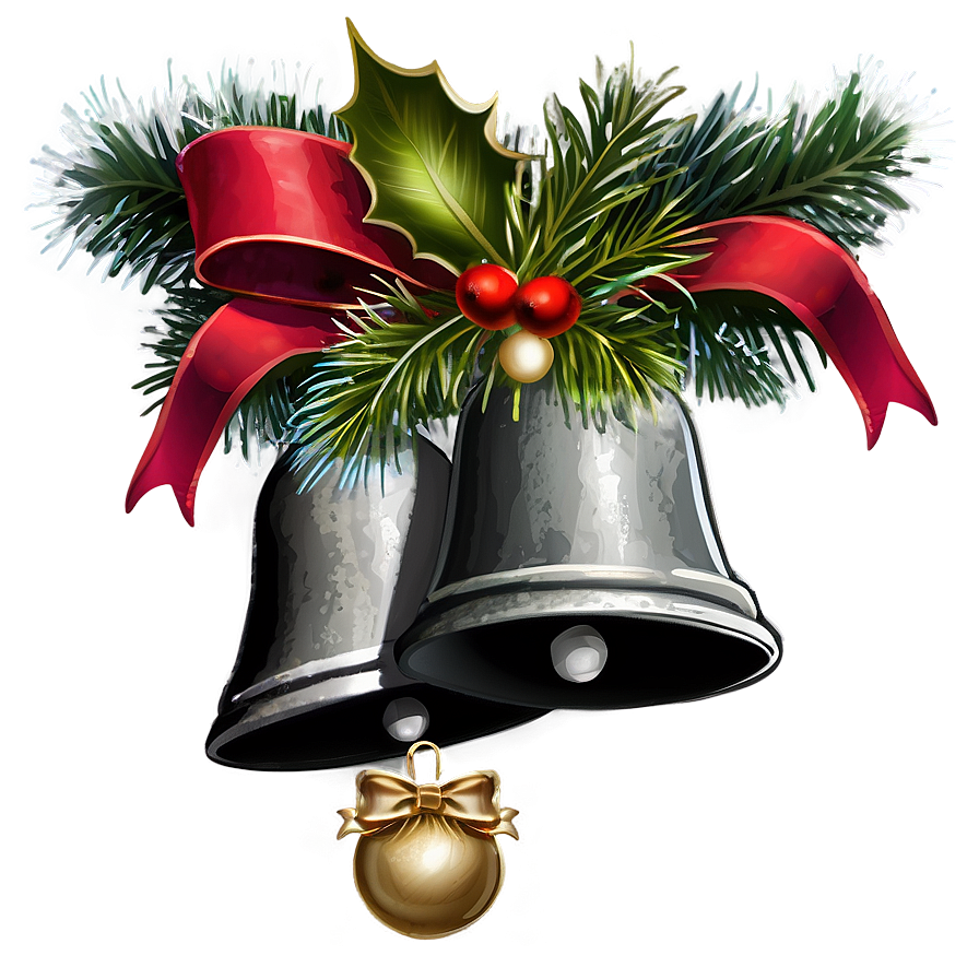 Rustic Christmas Bells Png Gcx71