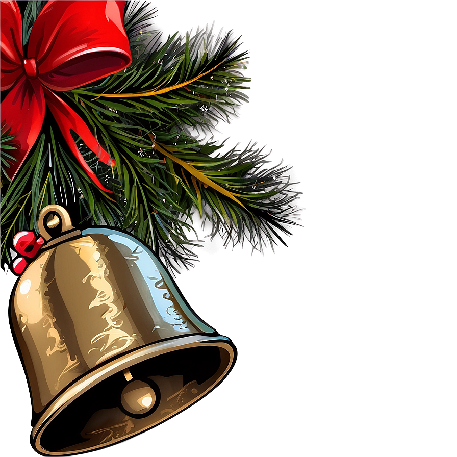 Rustic Christmas Bells Png Wyu42