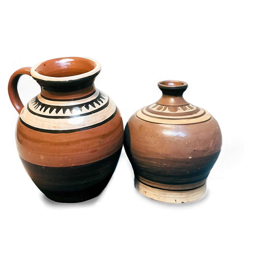 Rustic Clay Pottery PNG 06212024 PNG image with a transparent background, free high-resolution download