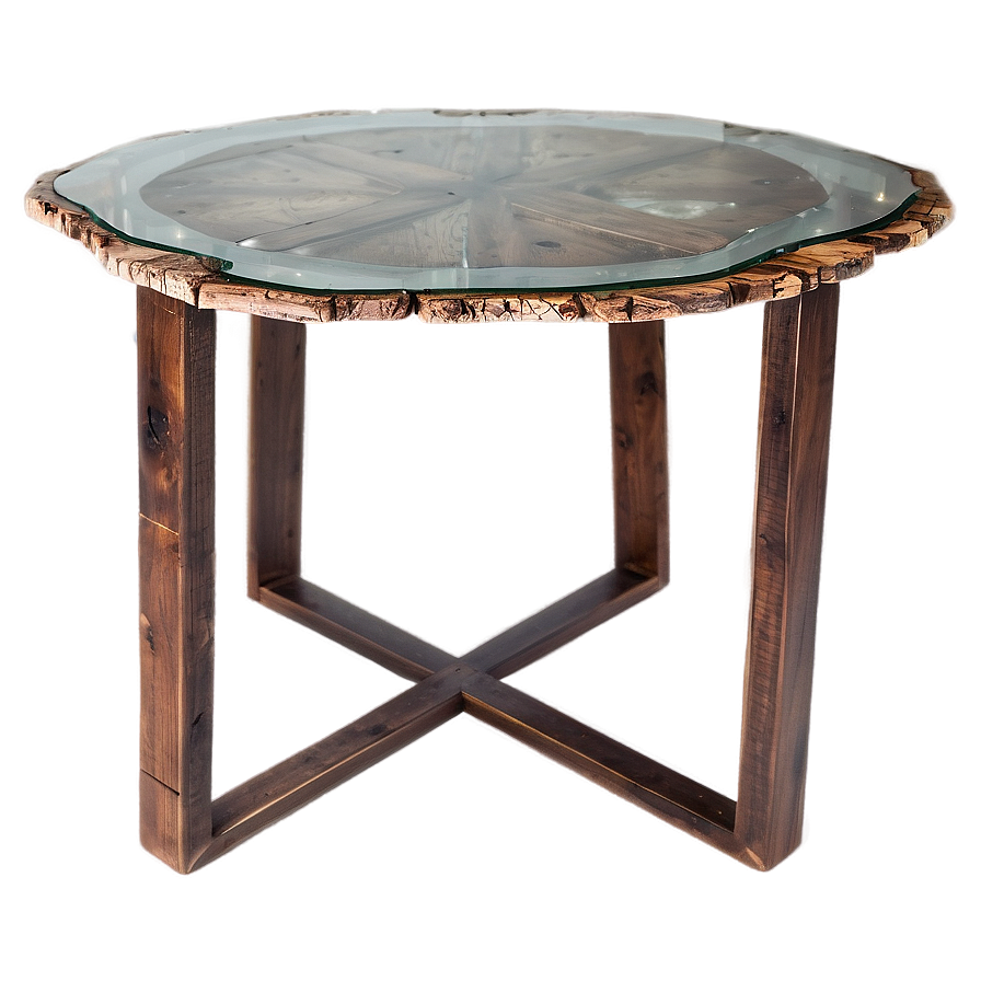 Rustic Coffee Table PNG 05042024 PNG with transparent background