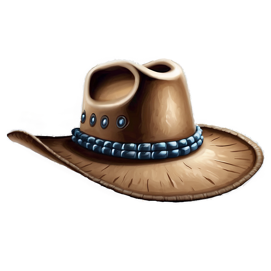 Rustic Cowboy Hat Transparent Art PNG 12 PNG image with a transparent background, free high-resolution download