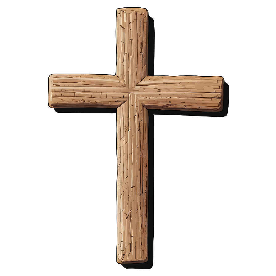 Rustic Cross Outline Png 06122024