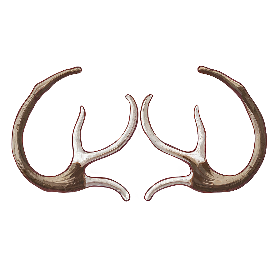 Rustic Deer Antler Illustration Png Gno90