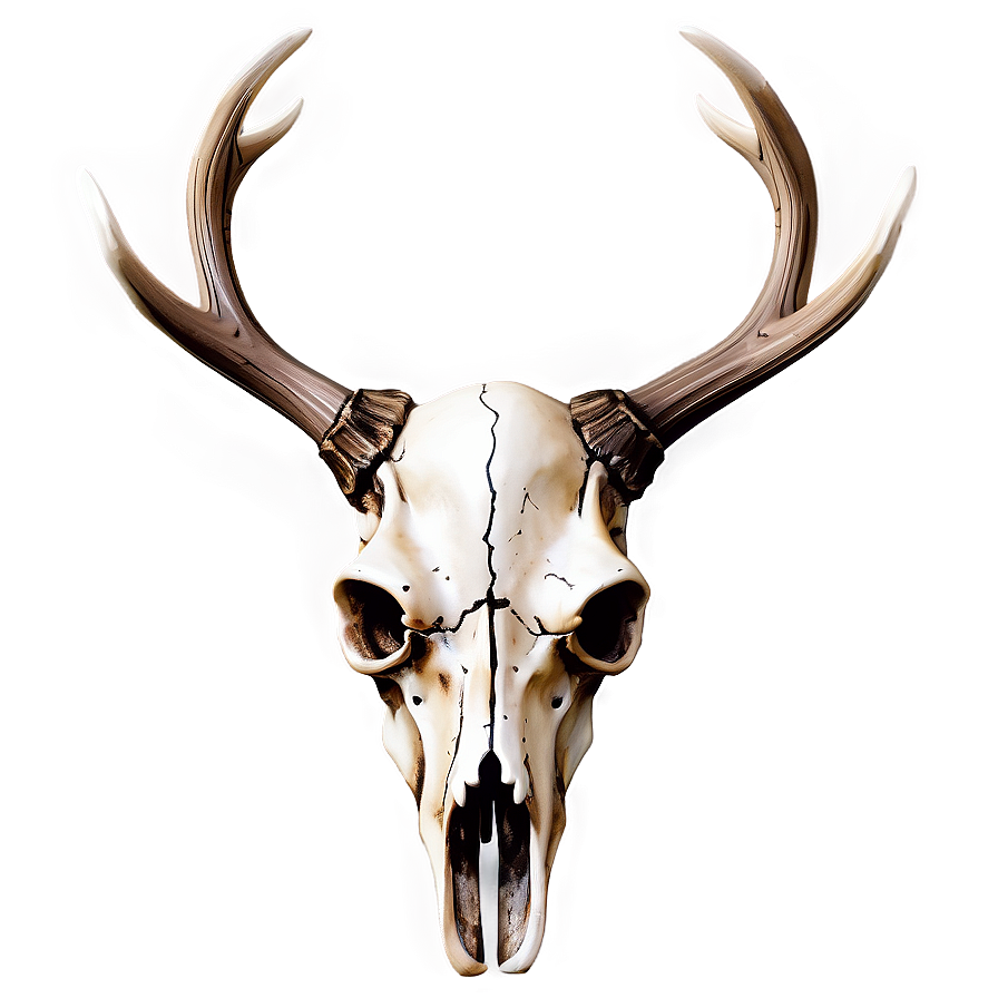 Rustic Deer Skull Design Png Ppe33