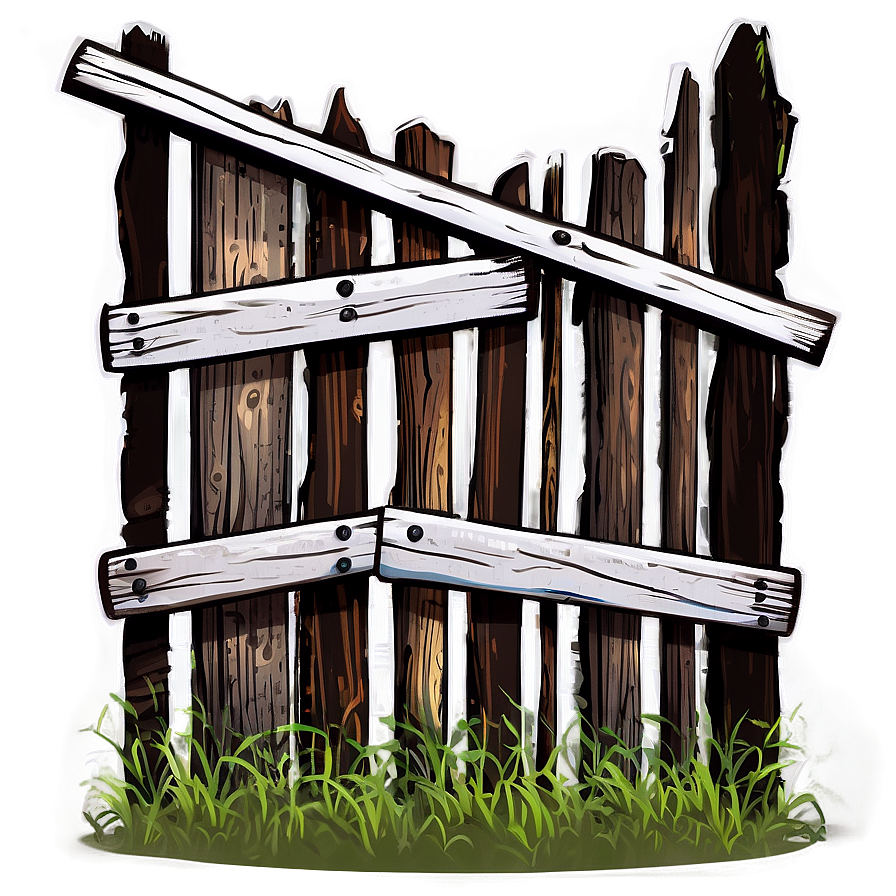 Rustic Farm Fence Png 05242024