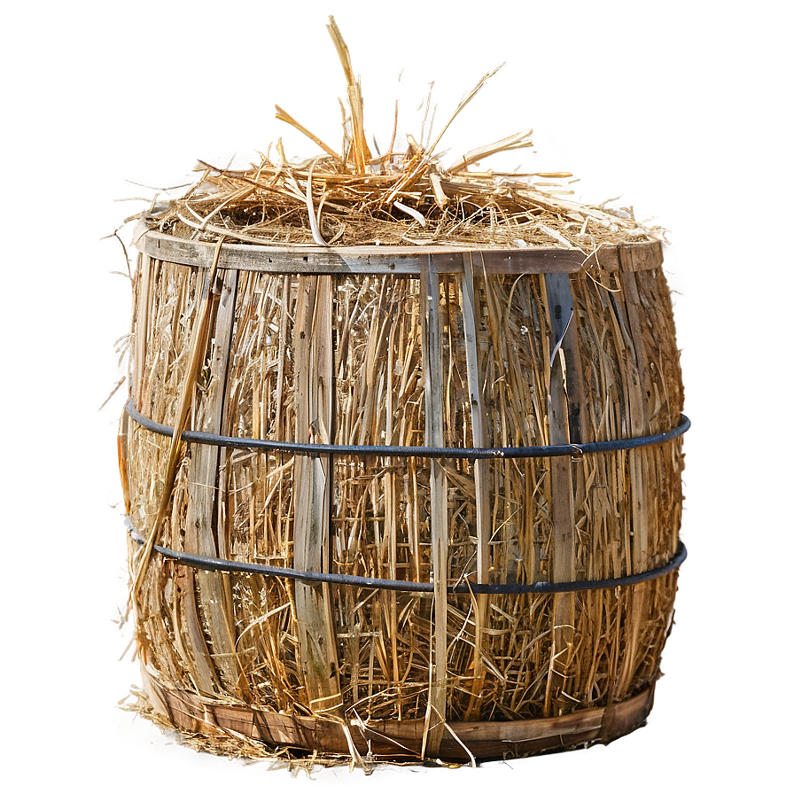 Rustic Farm Hay Bales Png Sca