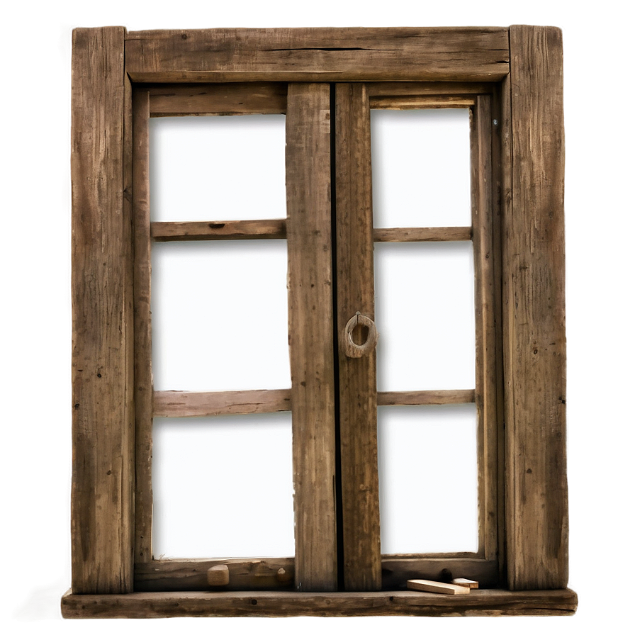 Rustic Farmhouse Window Png 05042024