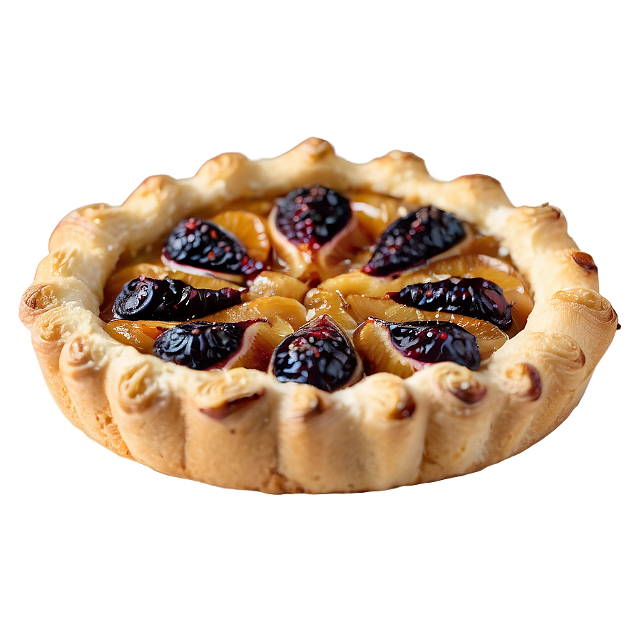 Rustic Fig Tart PNG 06202024 PNG image with a transparent background, free high-resolution download