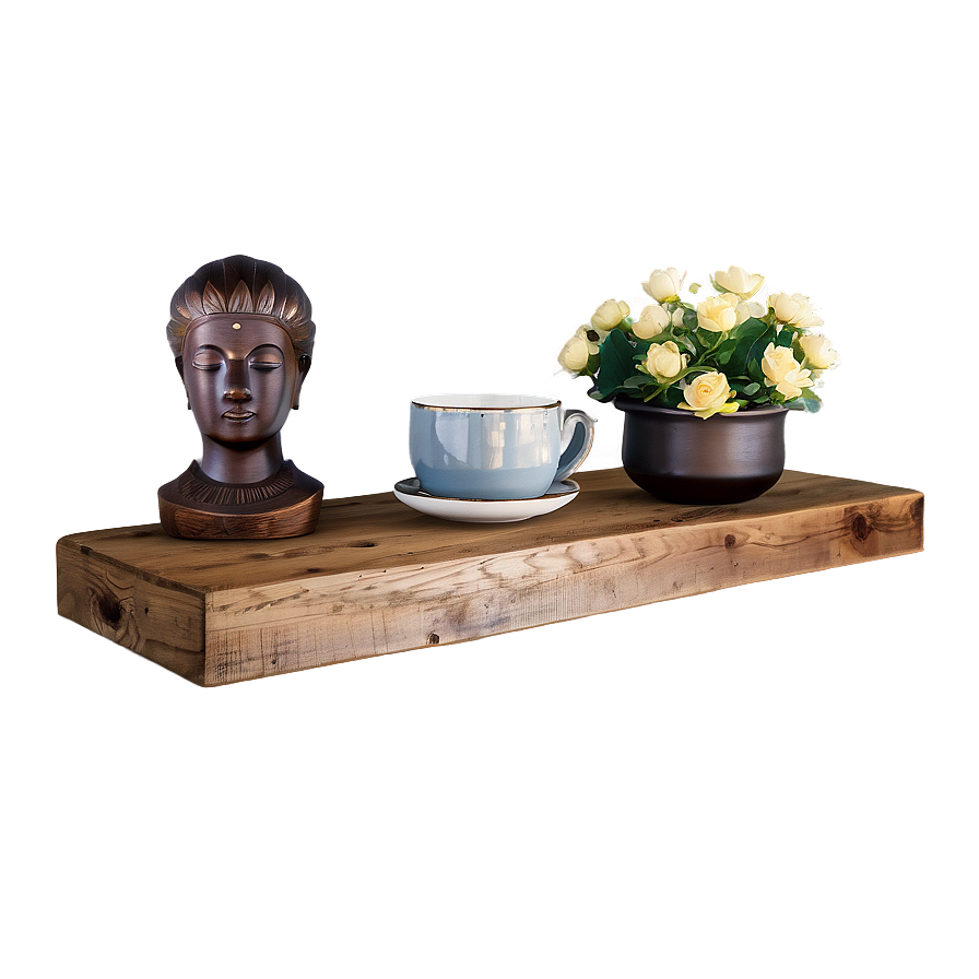 Rustic Floating Shelves Png 93