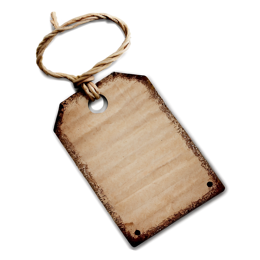 Rustic Gift Tag Png 60