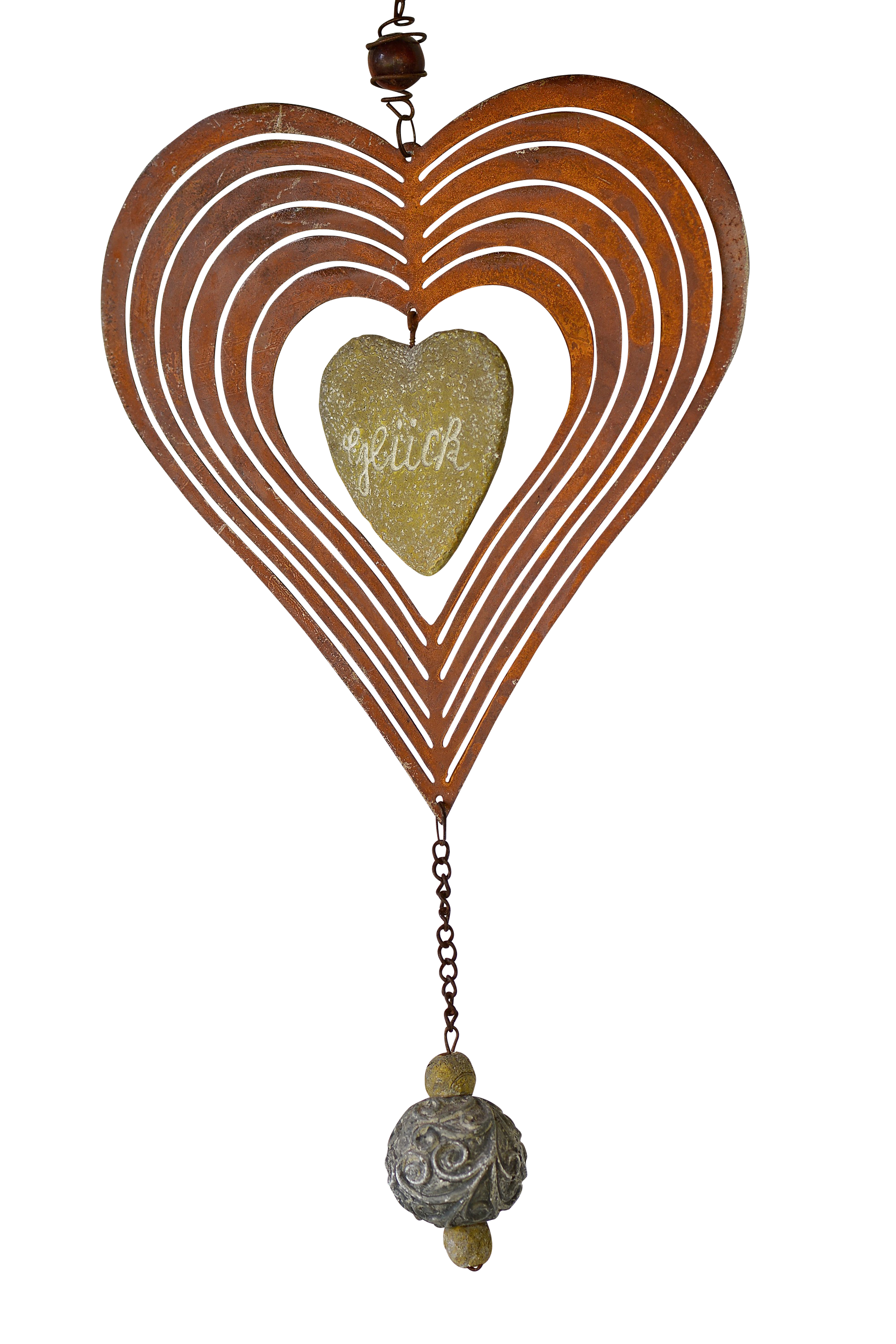 Rustic Hanging Heart Decoration