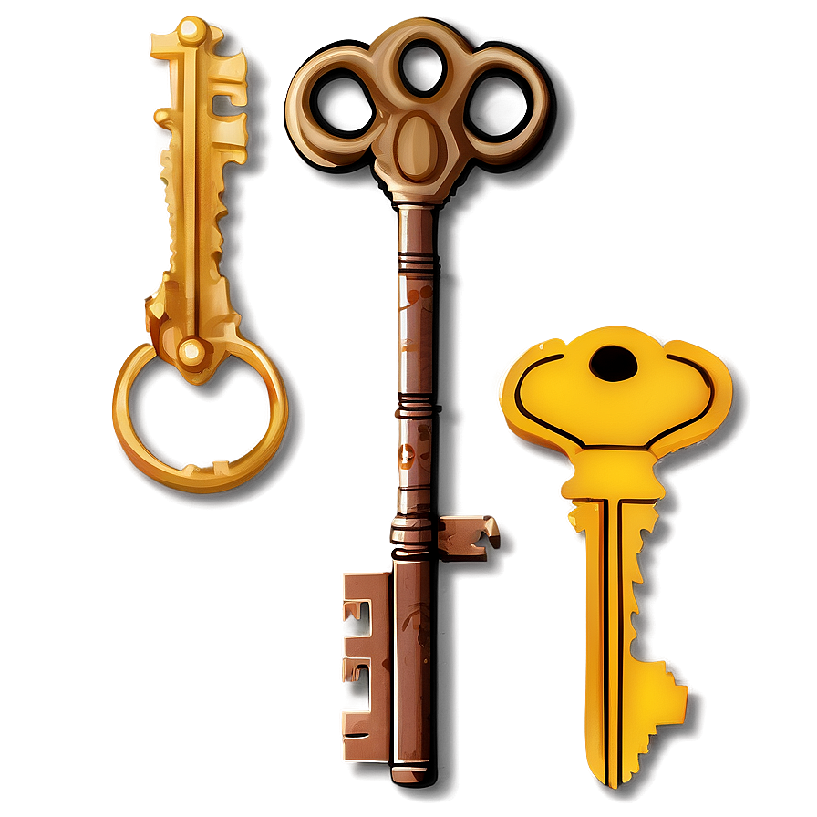 Rustic Keys PNG 05242024 PNG with transparent background