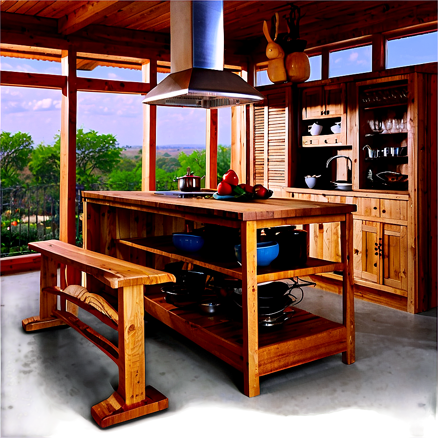 Rustic Kitchen Interior PNG ndr37 PNG image with a transparent background, free high-resolution download