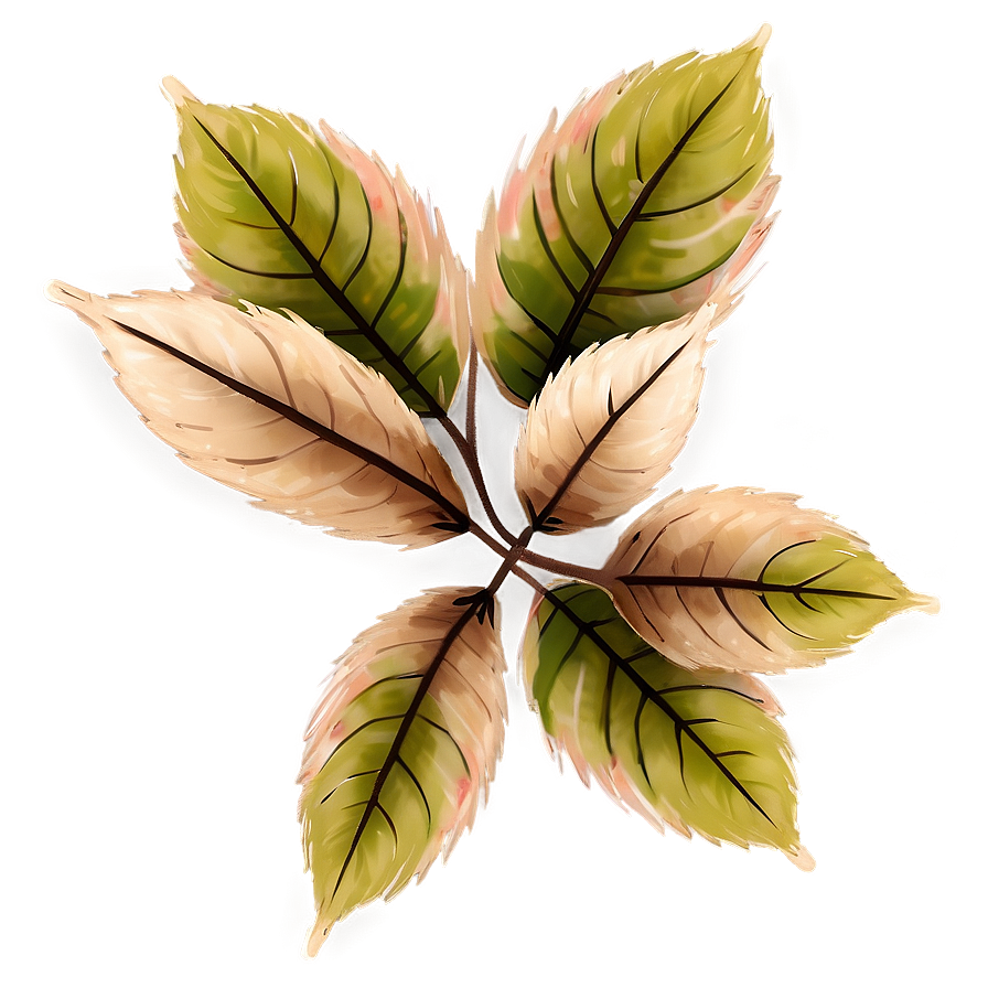 Rustic Leaves Png Iup