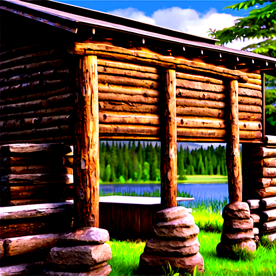 Rustic Log Cabin Png Ker86