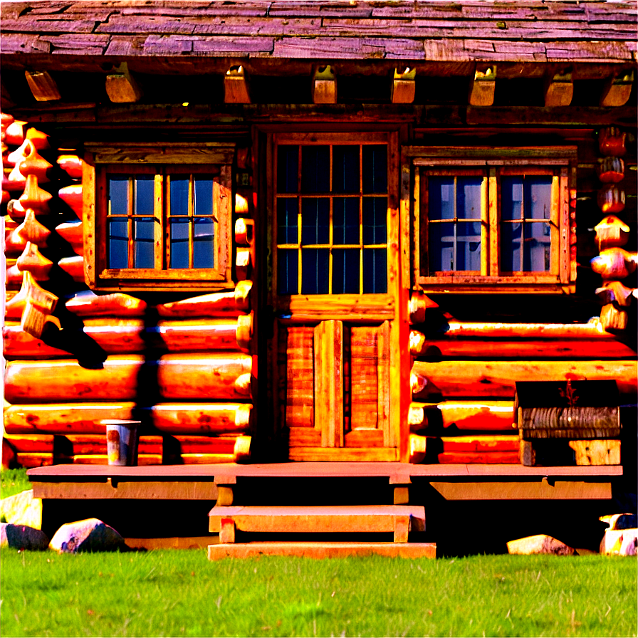 Rustic Log Cabin Png Qcf