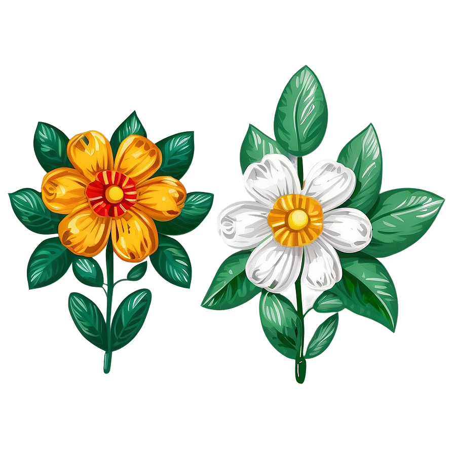 Rustic Mexican Flowers Png Rvo